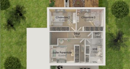 Etage GA 4 ch Trendy  - Maine Construction