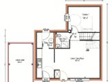 Avant-projet LA CHAPELLE SAINT AUBIN - 76 m2 - 3 Chambres  Maine Construction