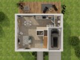 Combles GI 3 ch Design  Maine Construction