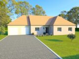 AVANT PROJET CHATEAU DU LOIR- 125 m² - 2 chambres et 1 bureau  Maine Construction