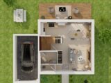 Etage GA 3 ch Design  Maine Construction