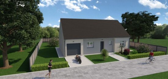 Maison neuve à Joué-l'Abbé, Pays de la Loire