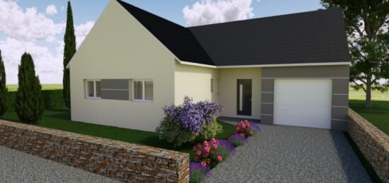 Maison neuve à Yvré-l'Évêque, Pays de la Loire
