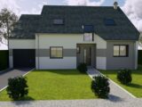 AVANT PROJET L'ARCHE - 127 m² - 4 chambres  Maine Construction