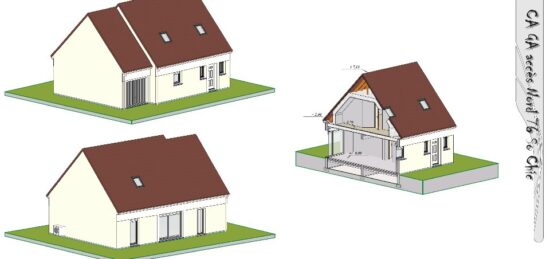 Maison neuve à La Flèche, Pays de la Loire