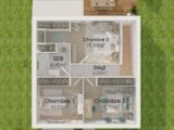 Etage GI 3 ch Trendy  Maine Construction