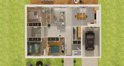 Plain-pied GI 3 ch Trendy  - Maine Construction
