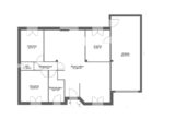 AVANT PROJET LUCEAU - 70 m² - 2 chambres  Maine Construction