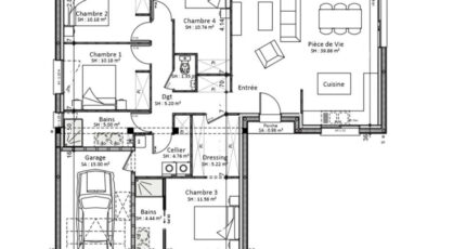 Savigné-l'Évêque Maison neuve -  Maine Construction