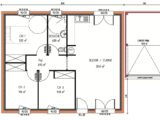 Avant-projet CHANGE - 69 m2 - 3 Chambres  Maine Construction