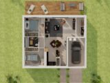 Plain-pied GI 2 ch Trendy  Maine Construction