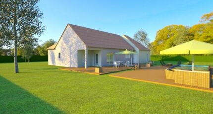 AVANT PROJET CHATEAU DU LOIR- 125 m² - 2 chambres et 1 bureau  - Maine Construction