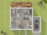 Plain-pied GA 2 ch Trendy  Maine Construction
