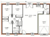 Avant-projet MAYET - 76 m2 - 3 Chambres  Maine Construction