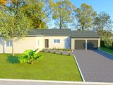 AVANT PROJET CHAMPAGNE - PP 114 M² - 3 chambres  Maine Construction