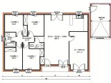 Avant-projet PRUILLE LE CHETIF - 103 m2 - 5 Chambres  Maine Construction