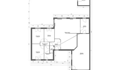 AVANT PROJET SAINT PAVACE - 100 m² - 3 chambres  - Maine Construction