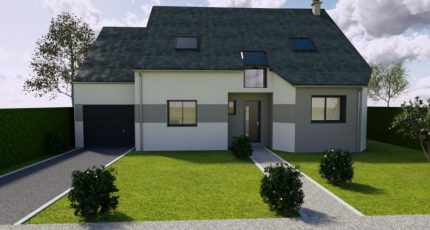 AVANT PROJET L'ARCHE - 127 m² - 4 chambres  - Maine Construction