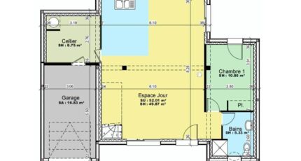 AVANT PROJET Lemans - 120 m² - 3 chambres 3783-3498modele620150128LBua9.jpeg - Maine Construction