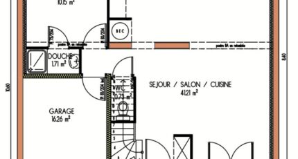 Avant-projet LA MILESSE - 92m2 - 4 Chambres 3764-3498modele820141205EhMlC.jpeg - Maine Construction