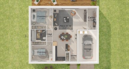 Plain-pied GI 2 ch Trendy 32015-4586modele720210611ZoeHi.jpeg - Maine Construction